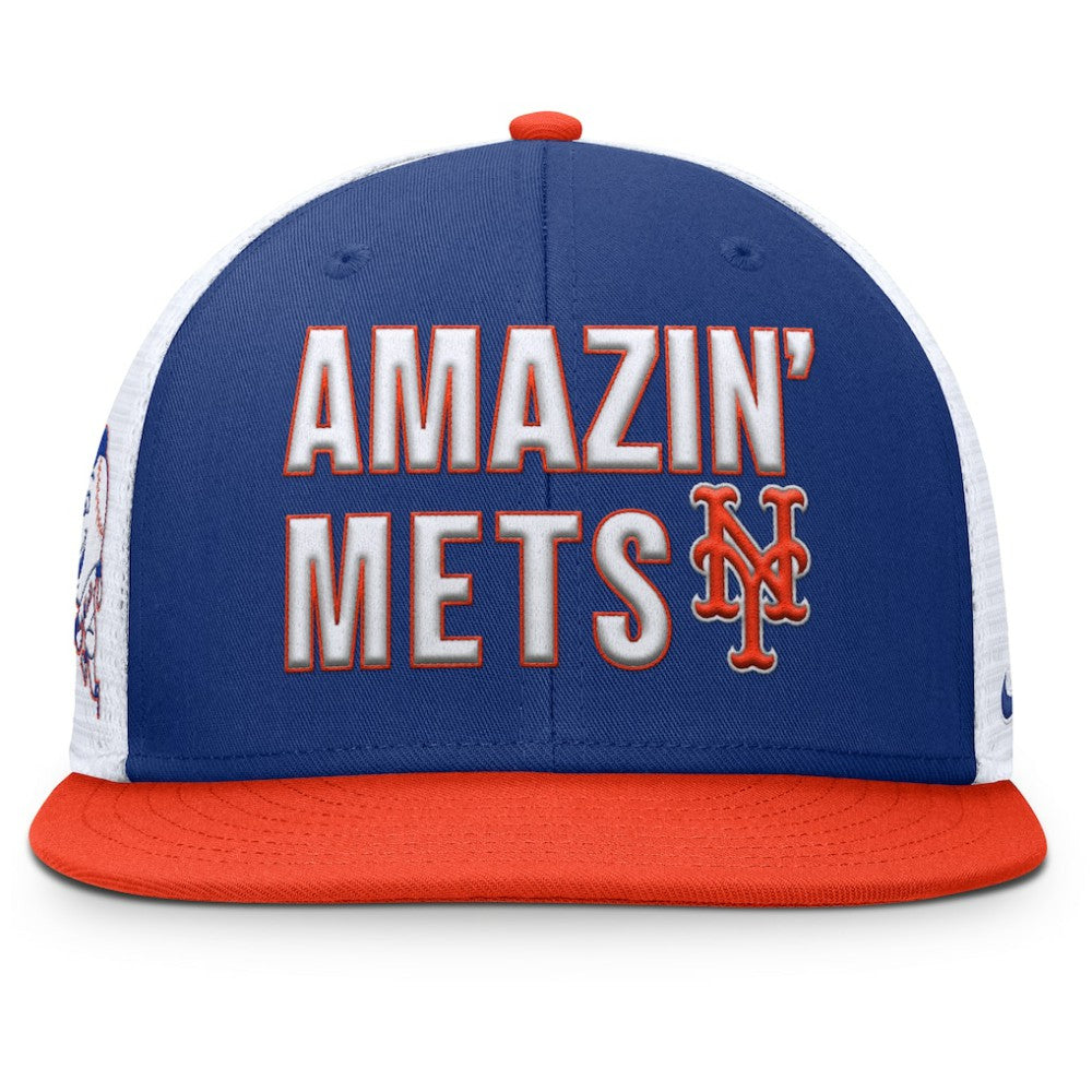 New York Mets Pro Trucker Snapback Hat Blue