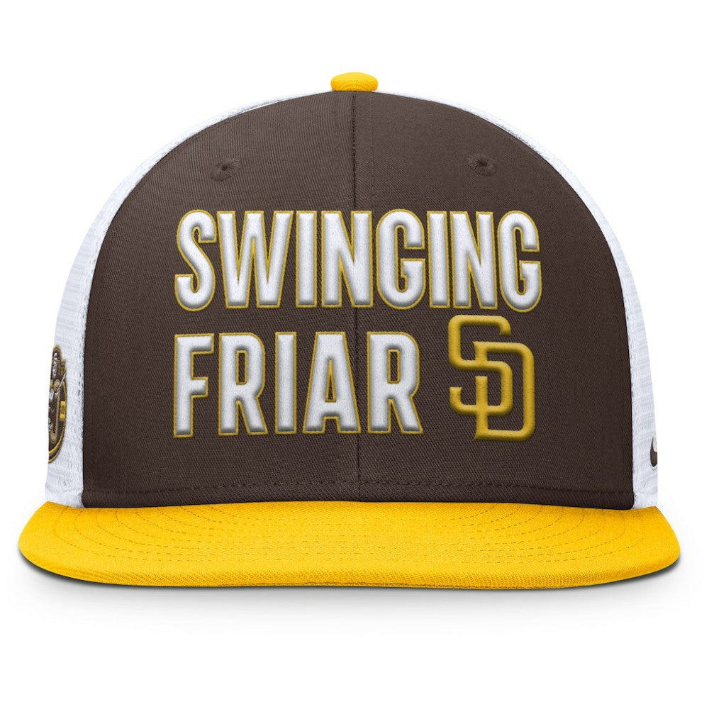 San Diego Padres Pro Trucker Snapback Hat Brown