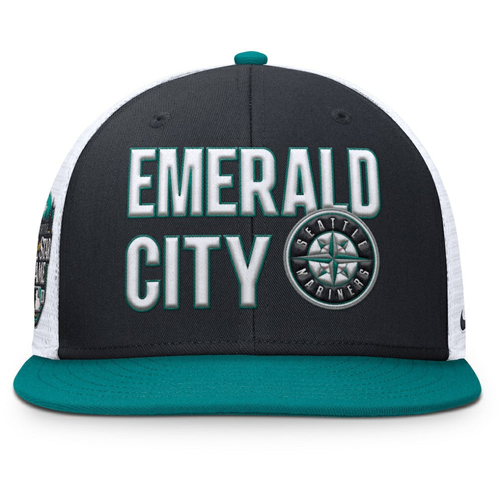 Seattle Mariners Pro Trucker Snapback Hat Navy
