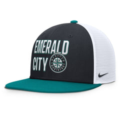 Seattle Mariners Pro Trucker Snapback Hat Navy