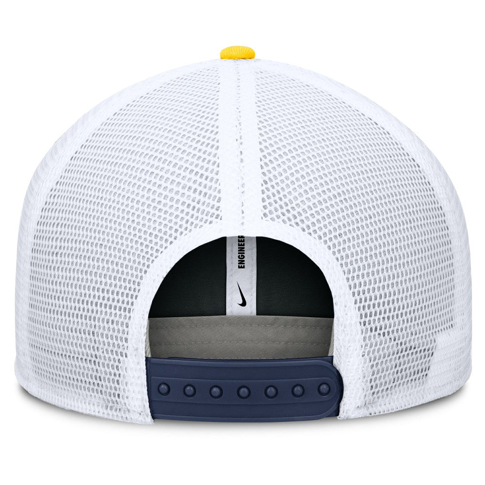 Milwaukee Brewers Pro Trucker Snapback Hat Navy
