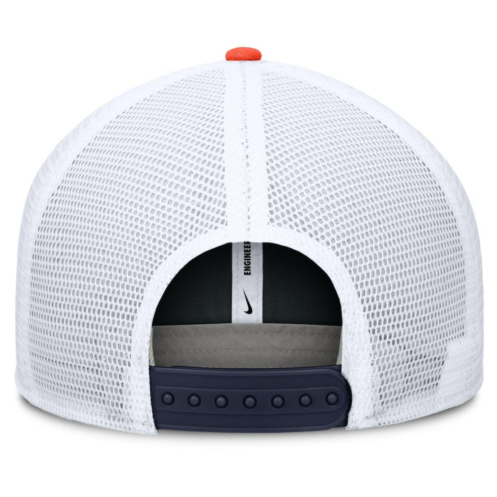 Houston Astros Pro Performance Trucker Snapback Hat Navy/Orange