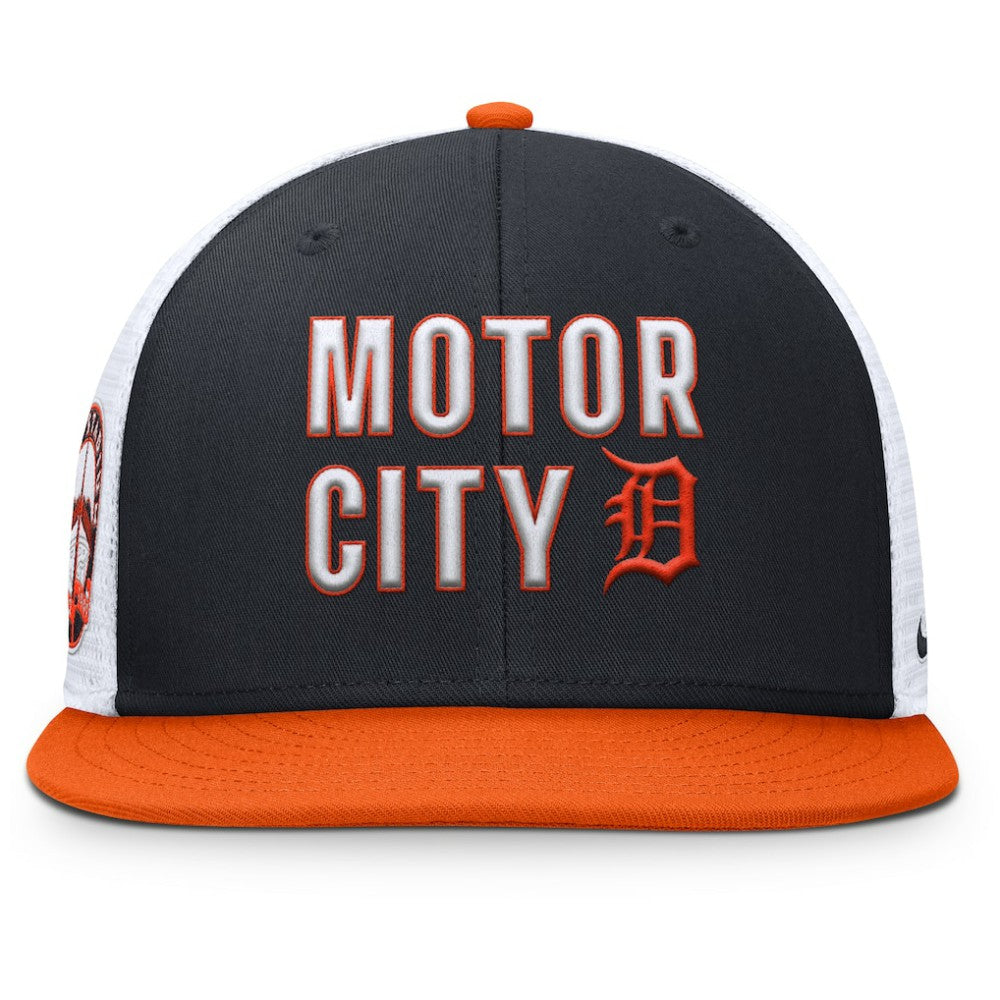 Detroit Tigers Pro Trucker Snapback Hat Navy