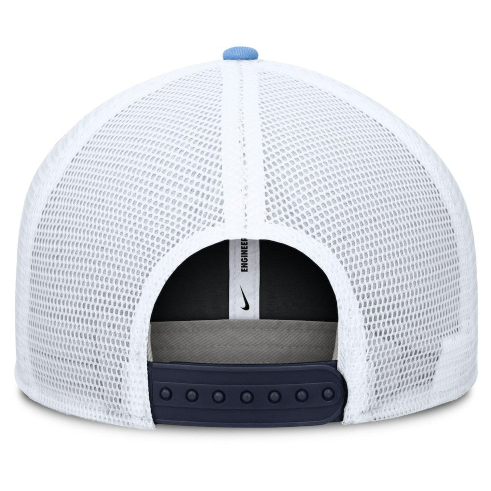 Tampa Bay Rays Pro Performance Trucker Snapback Hat Navy/Light Blue