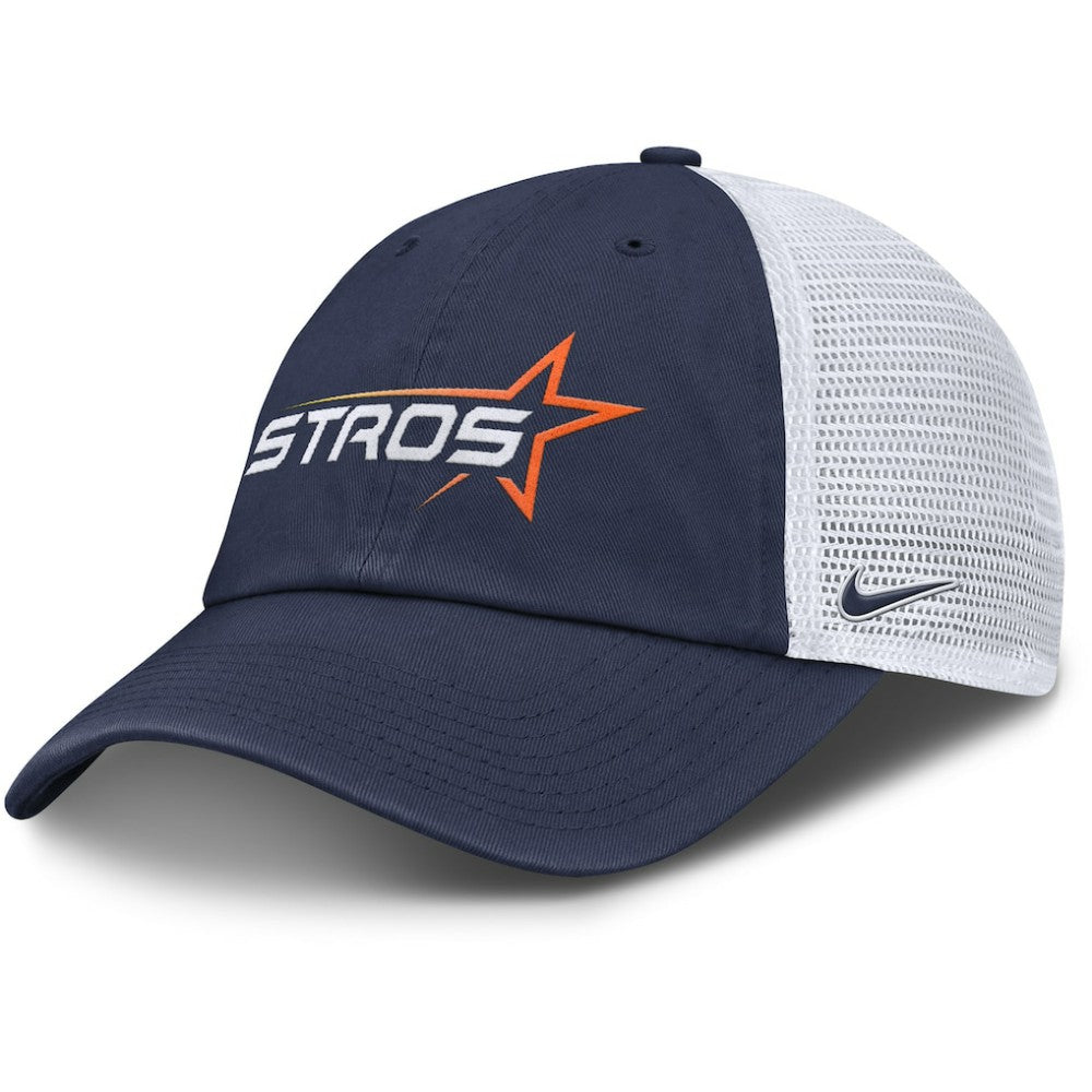 Houston Astros Women's 2025 City Connect Club Trucker Adjustable Hat Navy/White