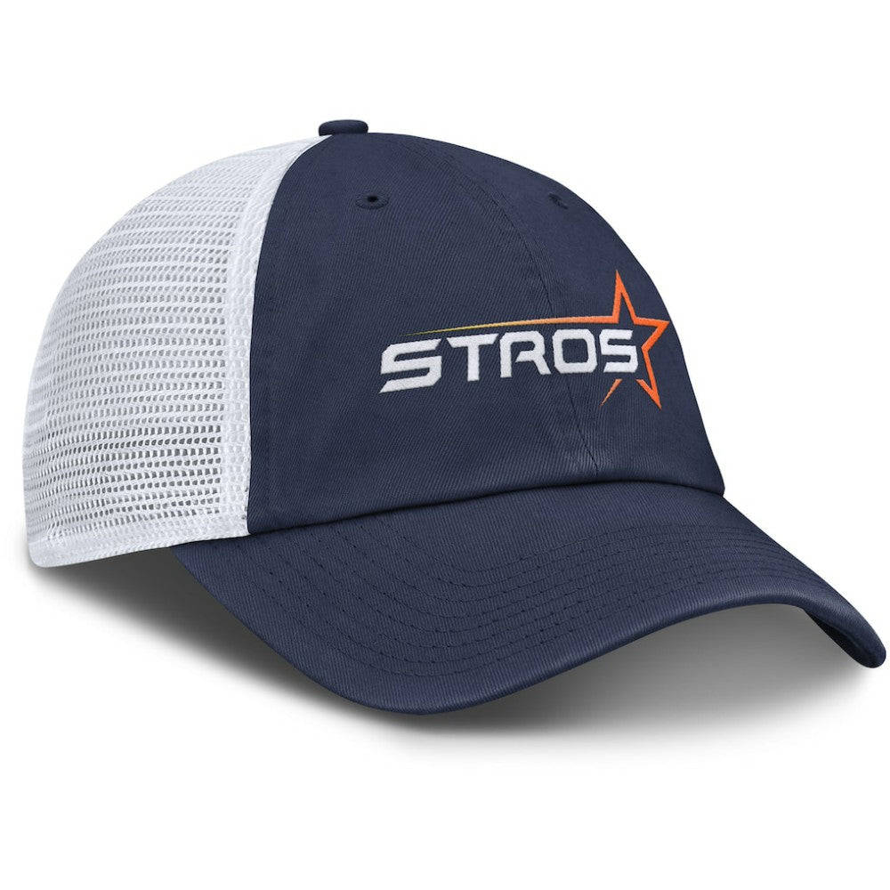 Houston Astros Women's 2025 City Connect Club Trucker Adjustable Hat Navy/White