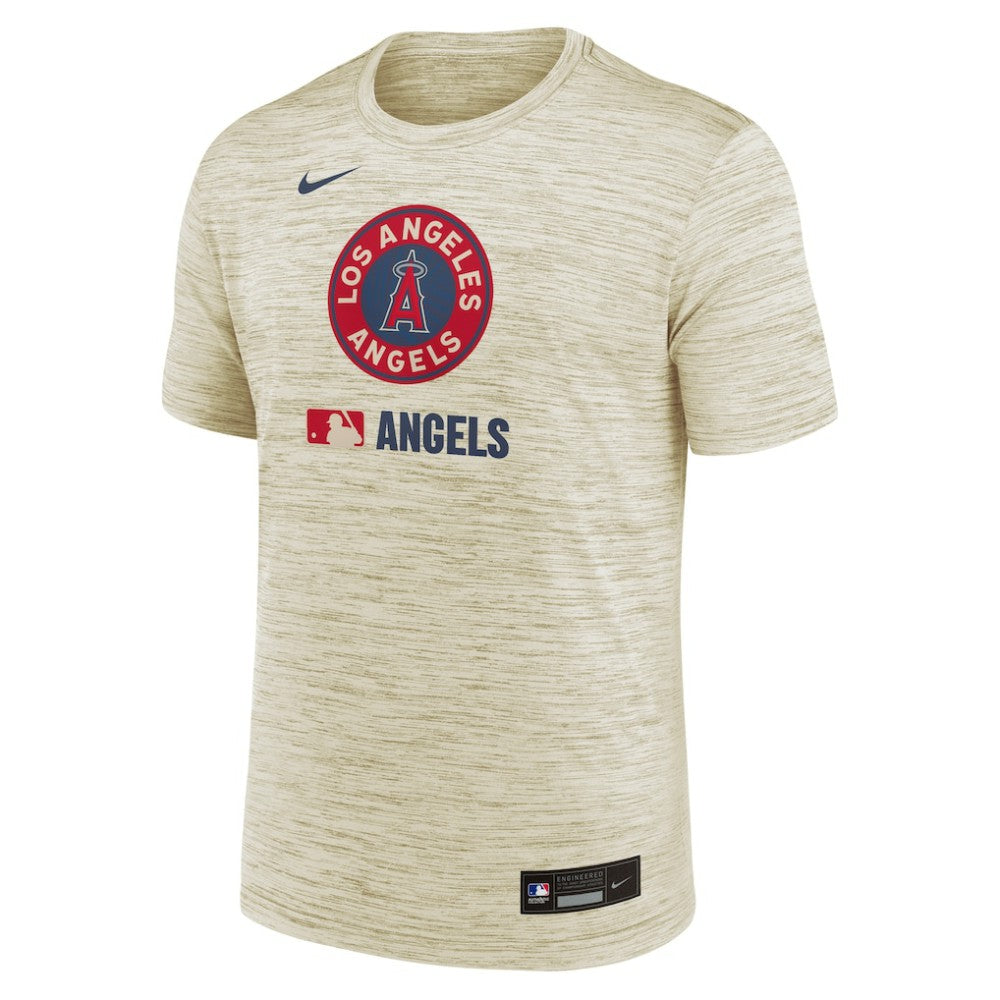 Los Angeles Angels Authentic Collection City Connect Velocity Dri-FIT T-Shirt Cream