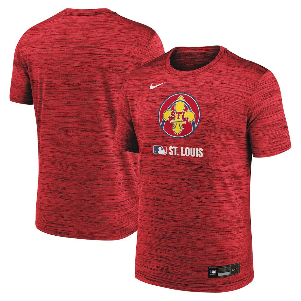 St. Louis Cardinals Authentic Collection City Connect Velocity Dri-FIT T-Shirt Red