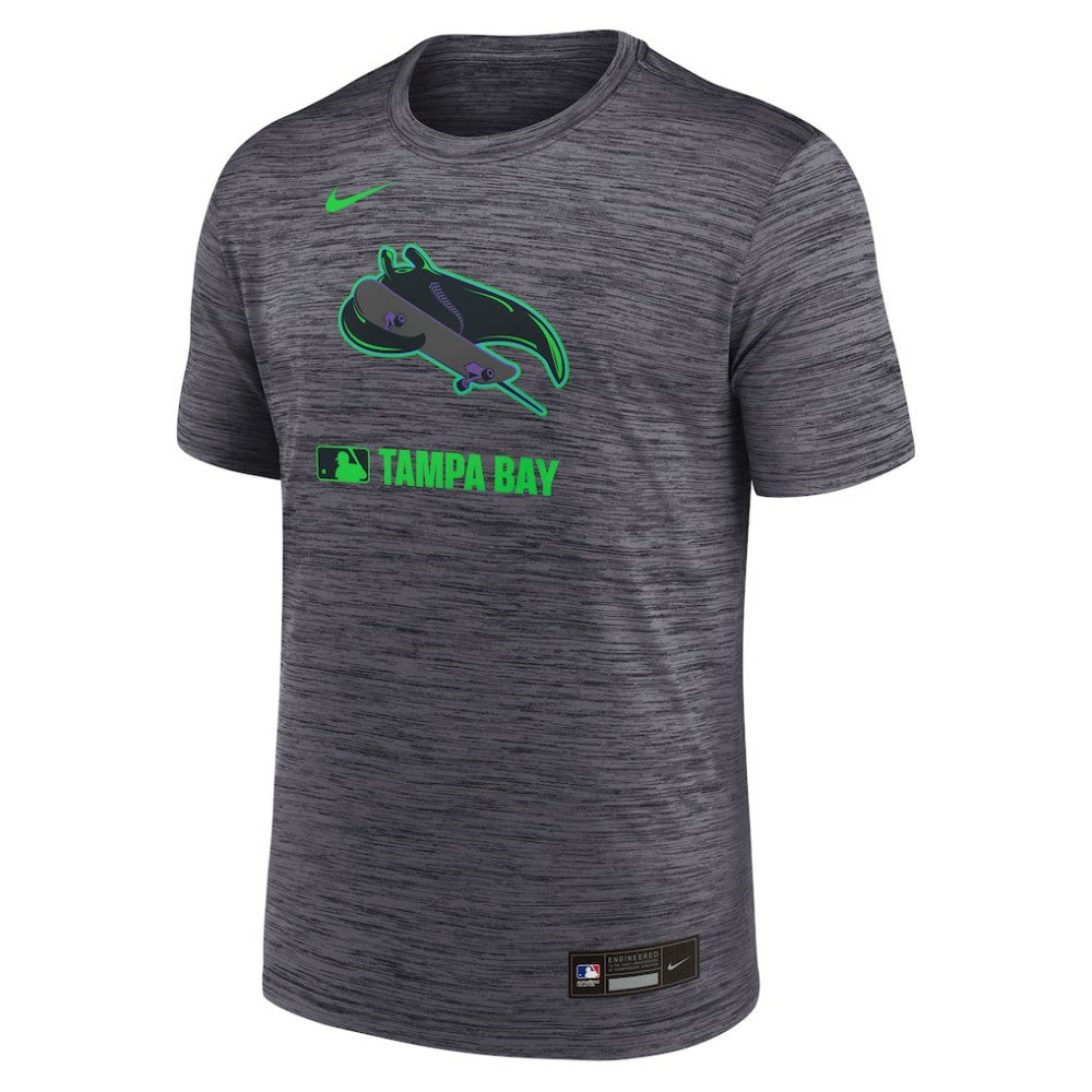 Tampa Bay Rays Authentic Collection City Connect Velocity Dri-FIT T-Shirt Black