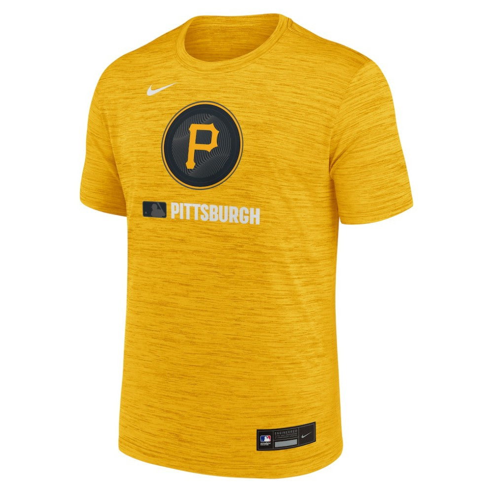 Pittsburgh Pirates Authentic Collection City Connect Velocity Dri-FIT T-Shirt Gold