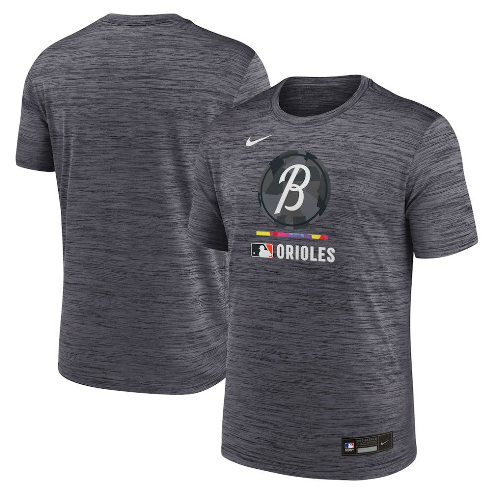 Baltimore Orioles Authentic Collection City Connect Velocity Dri-FIT T-Shirt Black