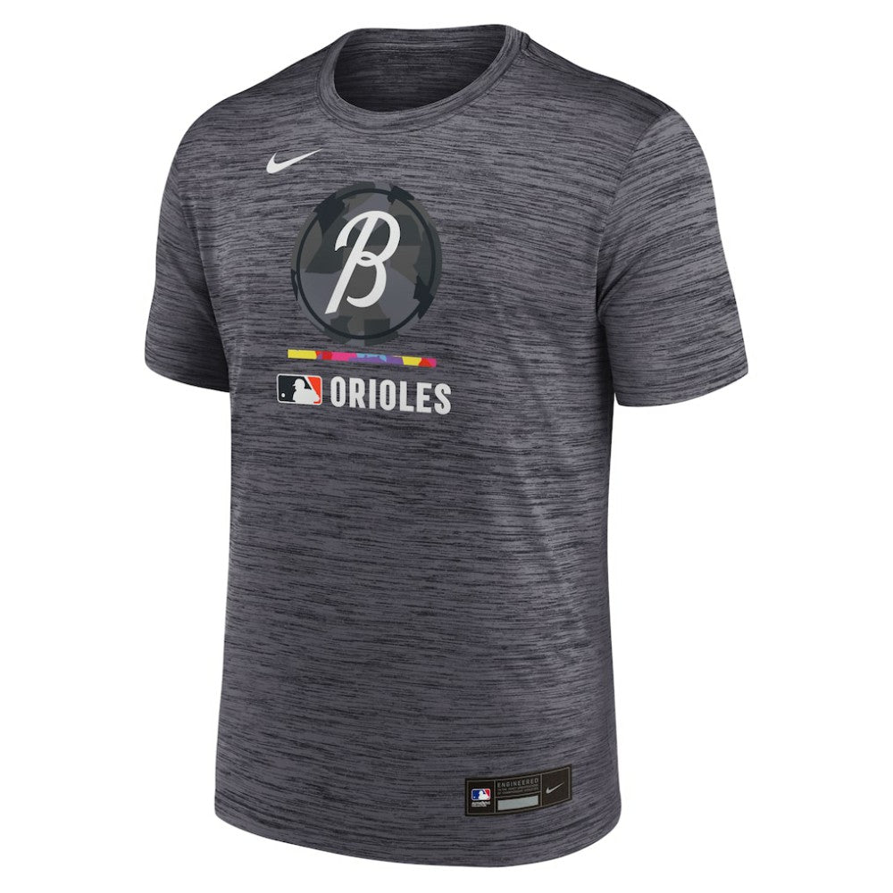 Baltimore Orioles Authentic Collection City Connect Velocity Dri-FIT T-Shirt Black