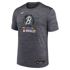 Baltimore Orioles Authentic Collection City Connect Velocity Dri-FIT T-Shirt Black