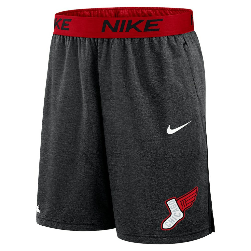 Chicago White Sox 2025 City Connect Authentic Collection Knit Shorts Charcoal/Red