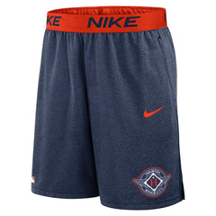 Houston Astros 2025 City Connect Authentic Collection Knit Shorts Navy/Orange