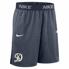 Los Angeles Dodgers Authentic Collection City Connect Performance Knit Shorts Navy