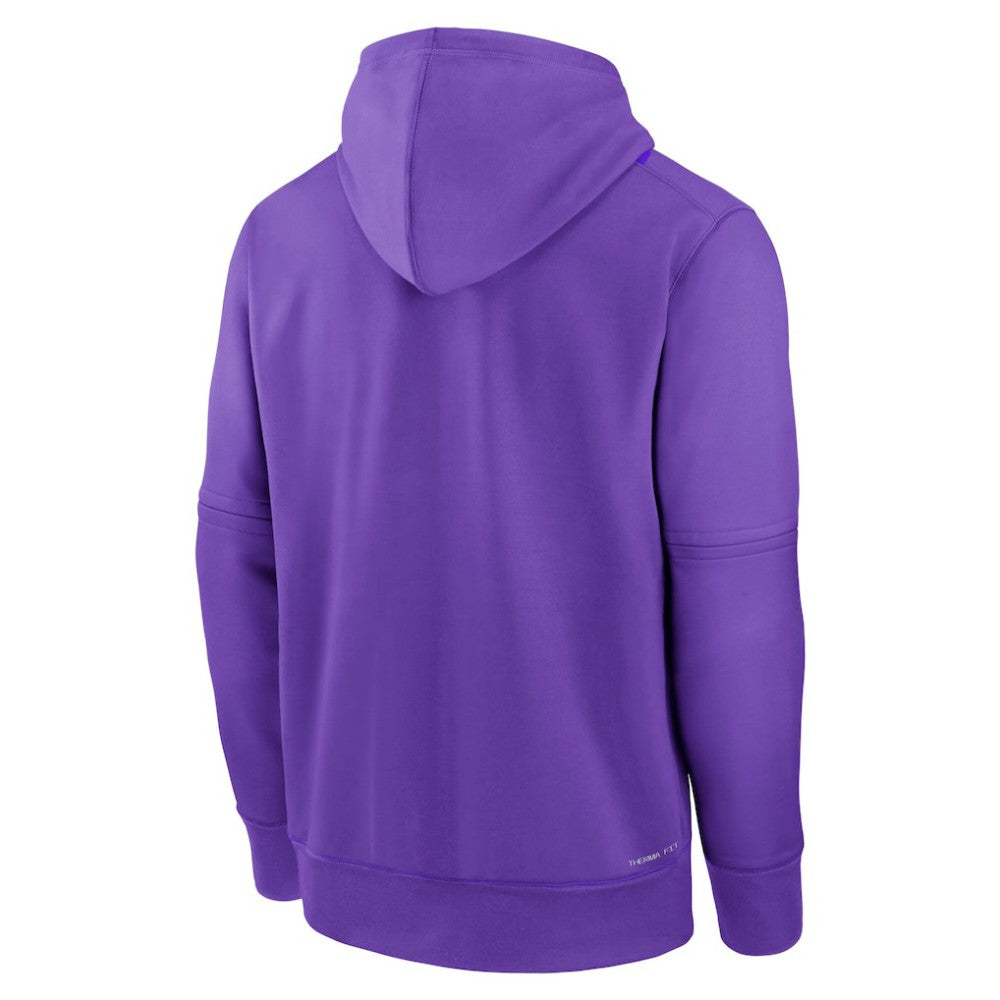 Colorado Rockies 2025 City Connect Authentic Collection Therma Pullover Hoodie Purple