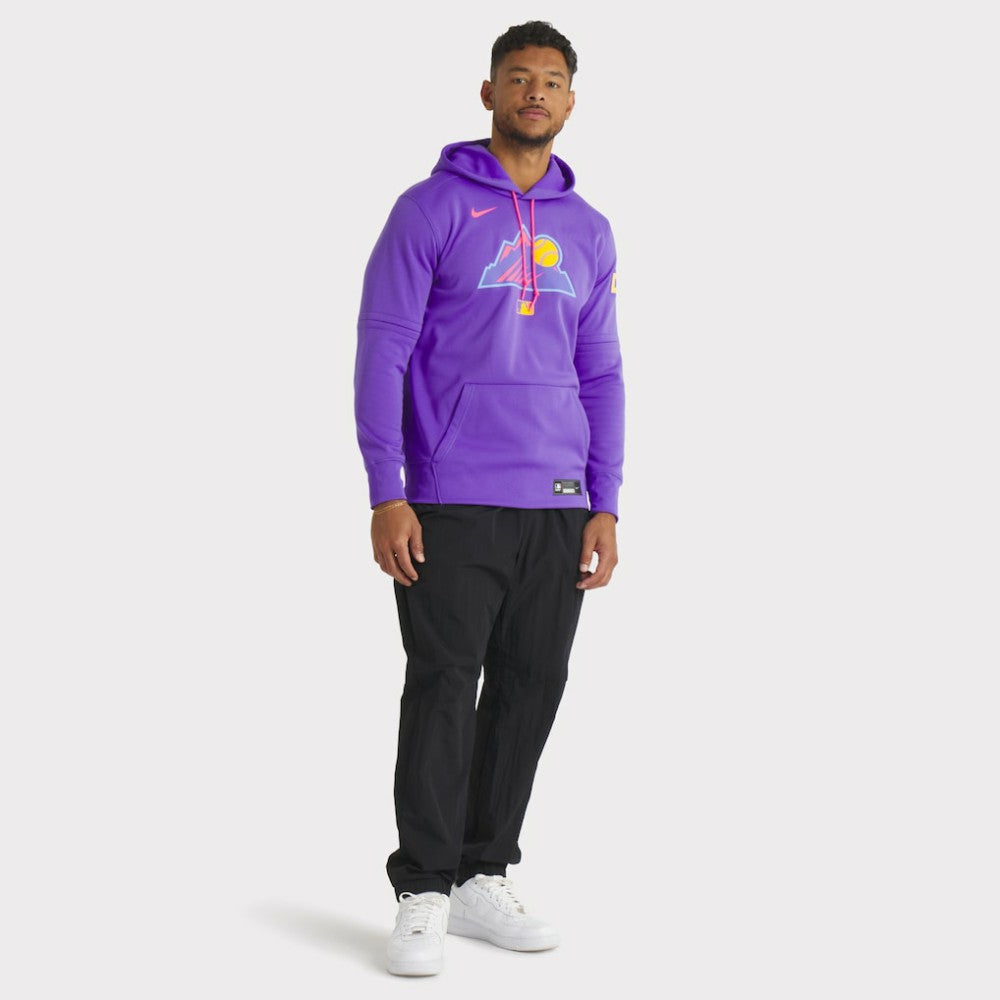 Colorado Rockies 2025 City Connect Authentic Collection Therma Pullover Hoodie Purple