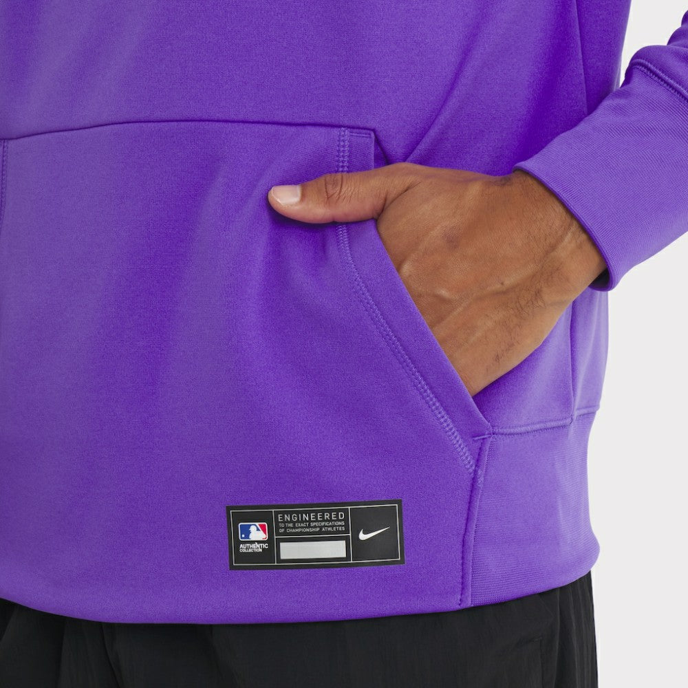 Colorado Rockies 2025 City Connect Authentic Collection Therma Pullover Hoodie Purple