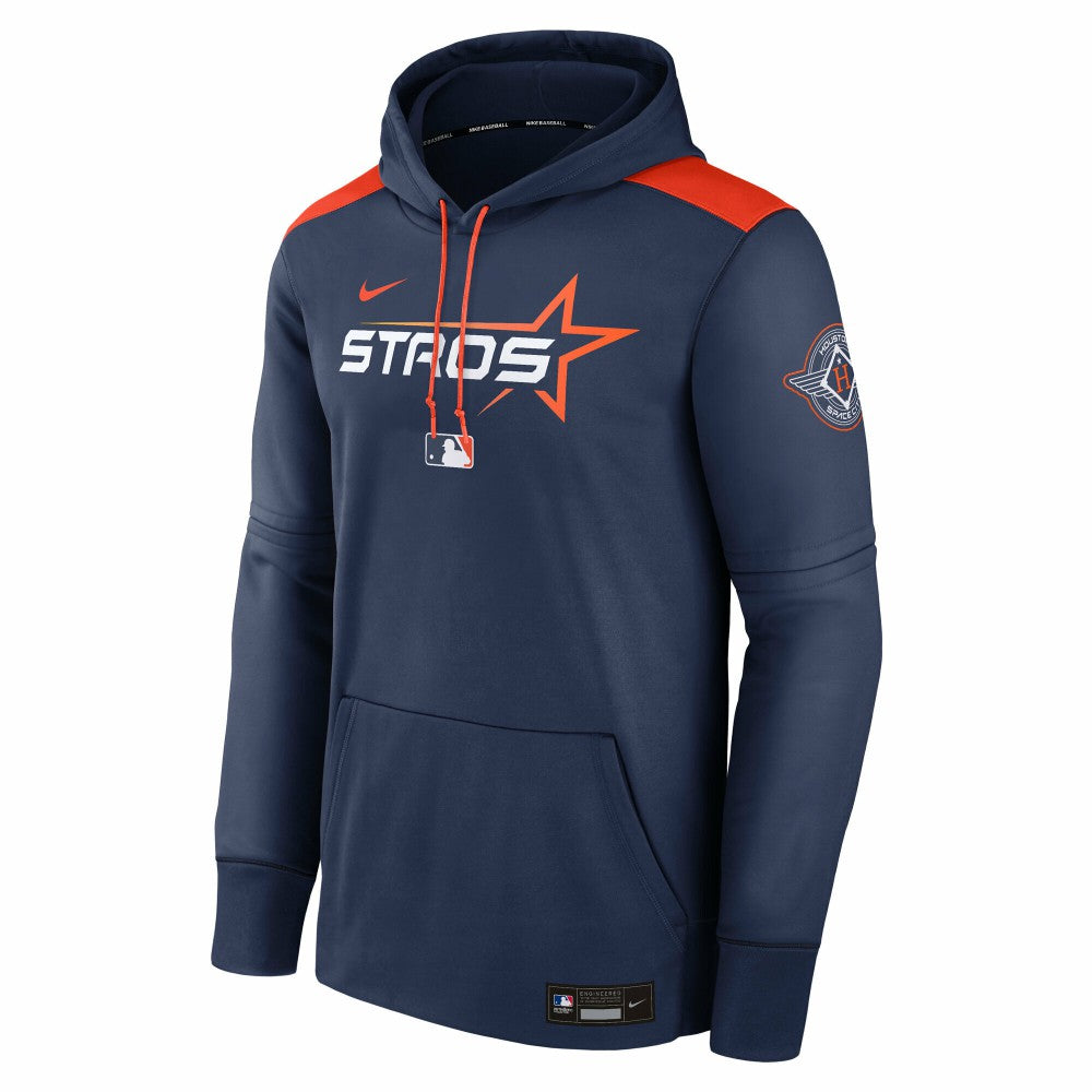 Houston Astros 2025 City Connect Authentic Collection Performance Pullover Hoodie Navy