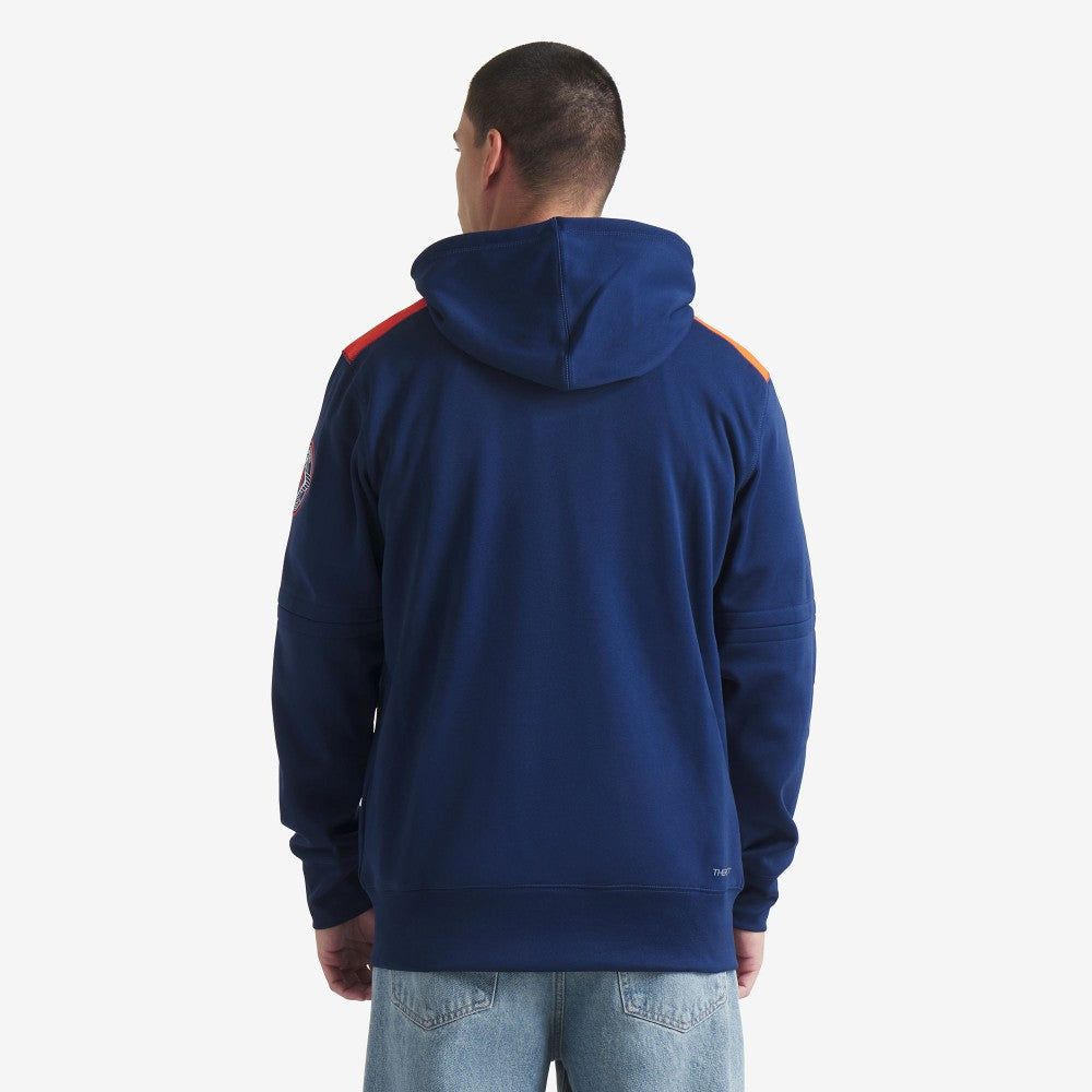 Houston Astros 2025 City Connect Authentic Collection Performance Pullover Hoodie Navy
