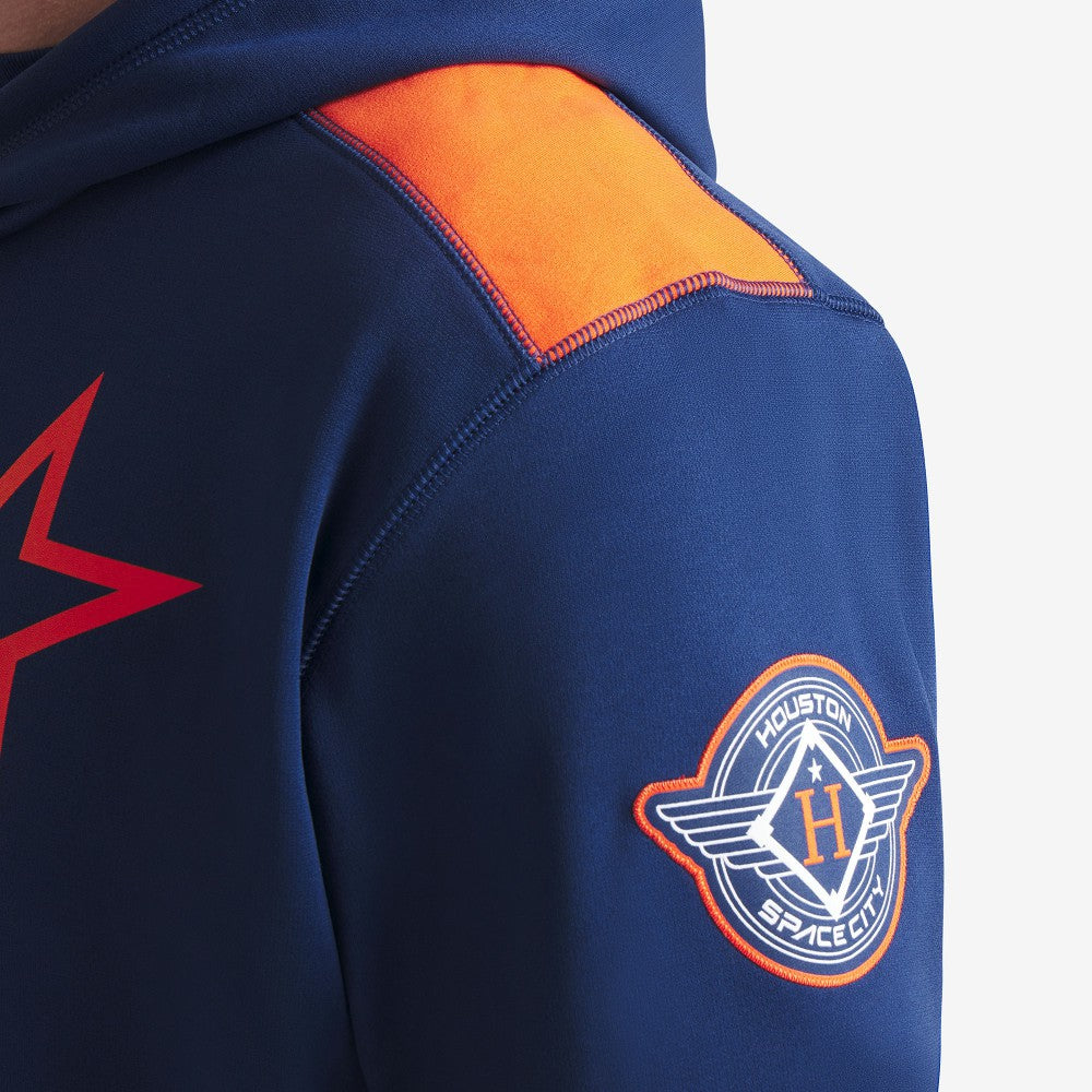 Houston Astros 2025 City Connect Authentic Collection Performance Pullover Hoodie Navy