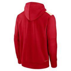 Los Angeles Angels Authentic Collection City Connect Therma Pullover Hoodie Red