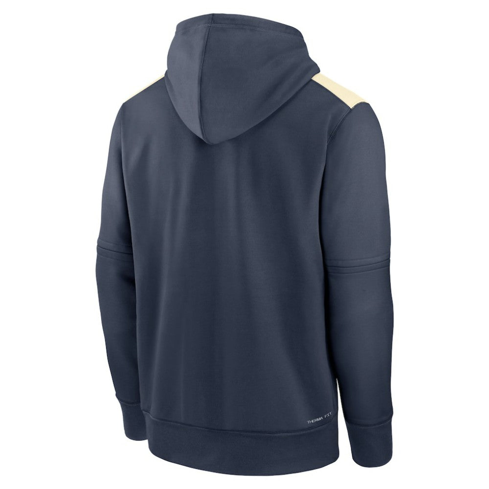 Los Angeles Dodgers Authentic Collection City Connect Therma Pullover Hoodie Navy