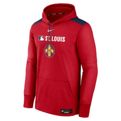 St. Louis Cardinals Authentic Collection City Connect Therma Pullover Hoodie Red