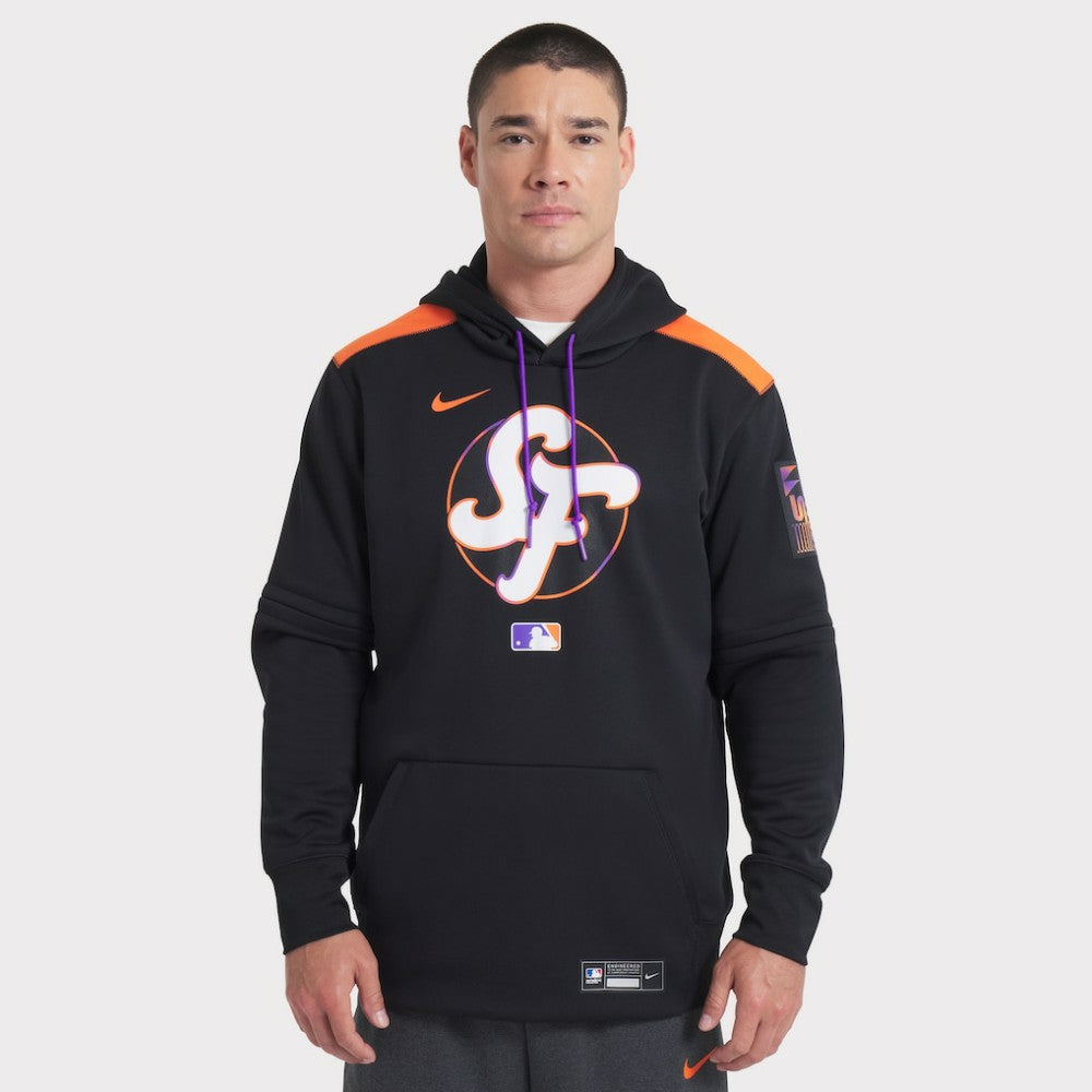 San Francisco Giants 2025 City Connect Authentic Collection Performance Pullover Hoodie Black