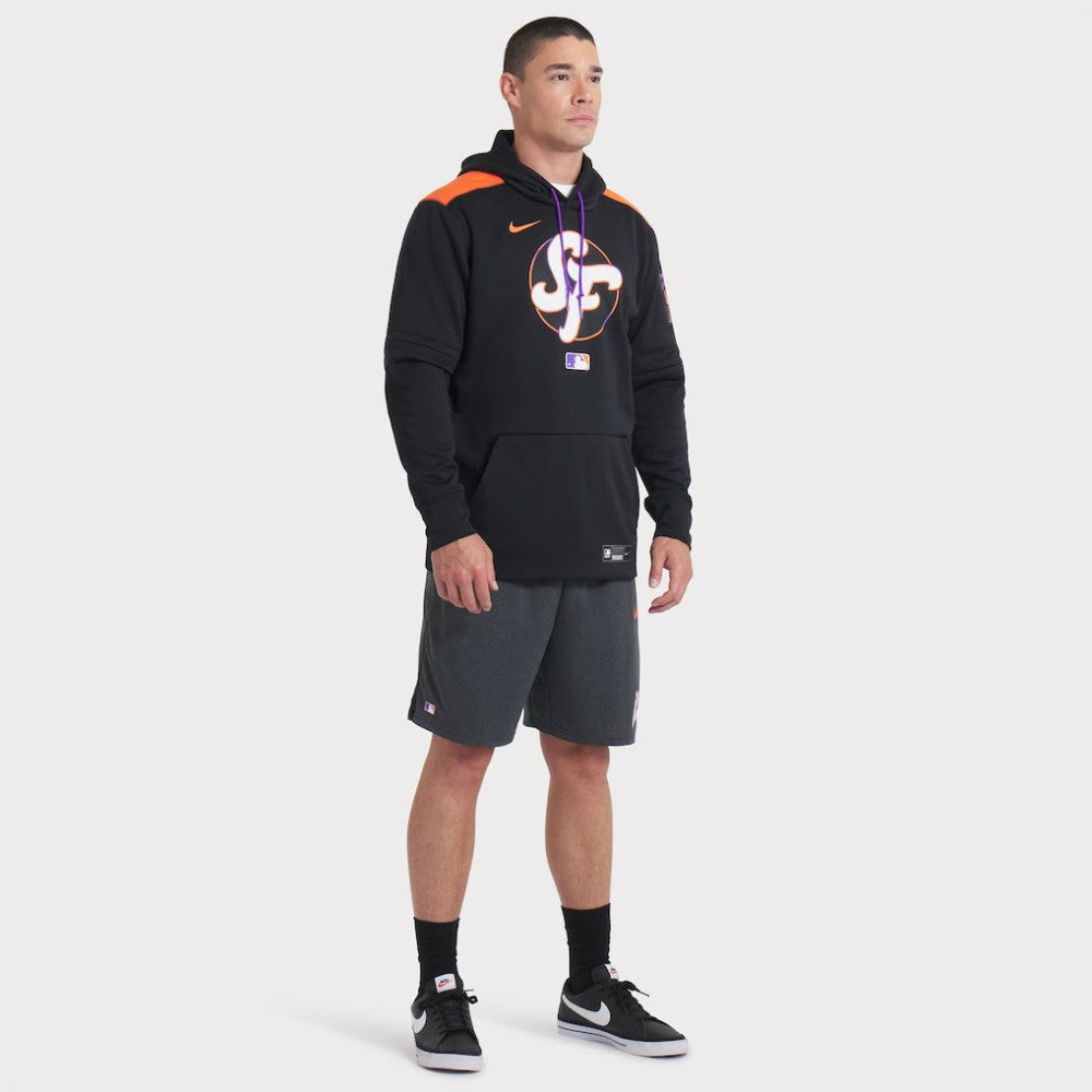 San Francisco Giants 2025 City Connect Authentic Collection Performance Pullover Hoodie Black
