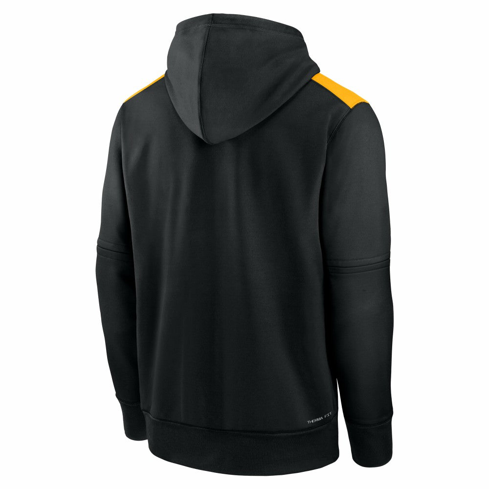 Pittsburgh Pirates Authentic Collection City Connect Therma Pullover Hoodie Black
