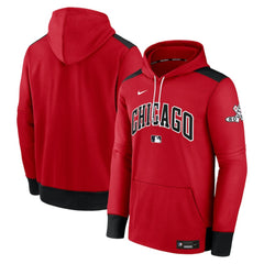 Chicago White Sox 2025 City Connect Authentic Collection Performance Pullover Hoodie Red/Black