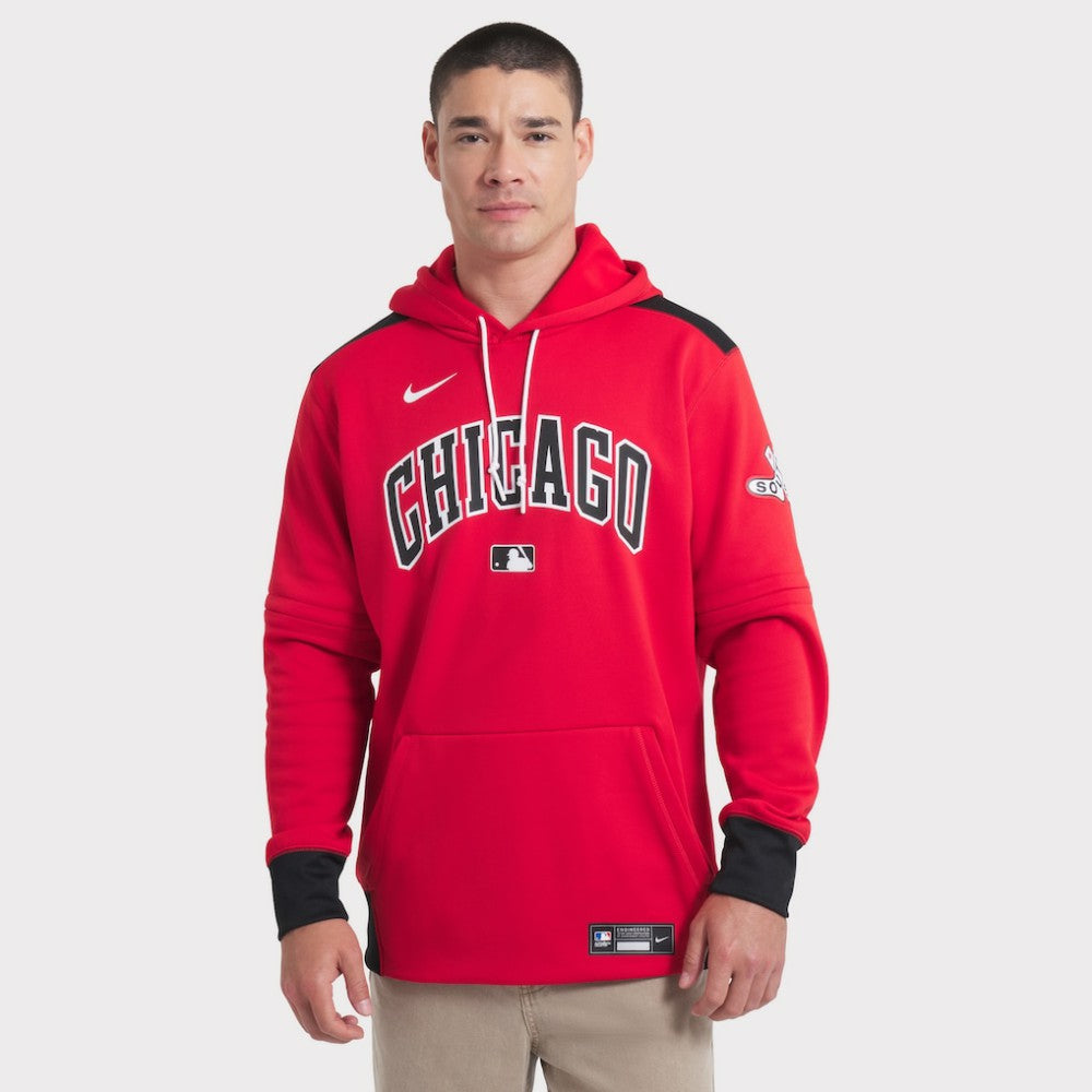 Chicago White Sox 2025 City Connect Authentic Collection Performance Pullover Hoodie Red/Black