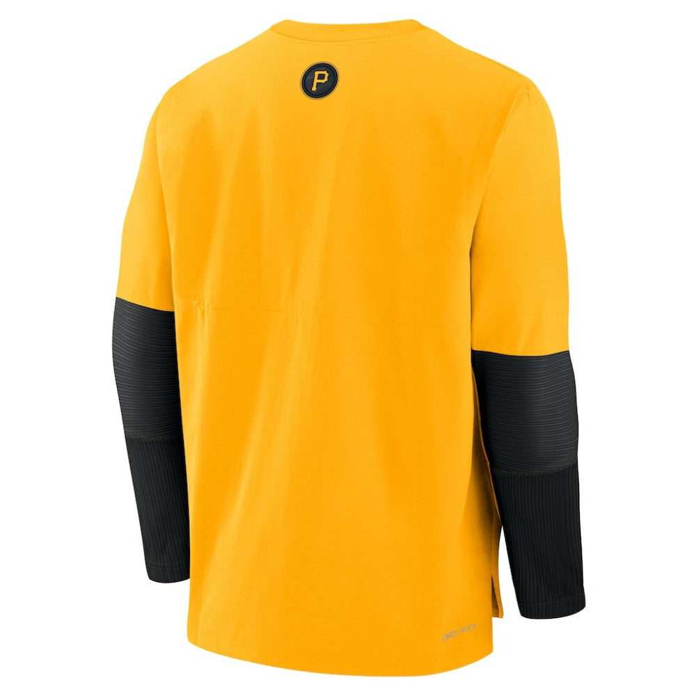 Pittsburgh Pirates 2025 City Connect Authentic Collection Player Dri-FIT Lightweight Pullover Gold