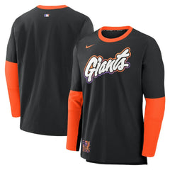 San Francisco Giants 2025 City Connect Authentic Collection Player Dri-FIT Lightweight Pullover Black