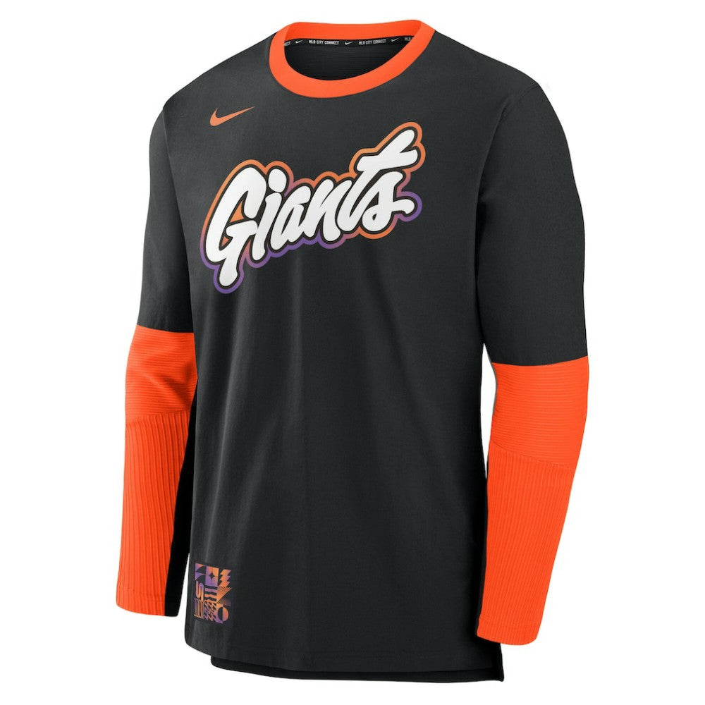 San Francisco Giants 2025 City Connect Authentic Collection Player Dri-FIT Lightweight Pullover Black