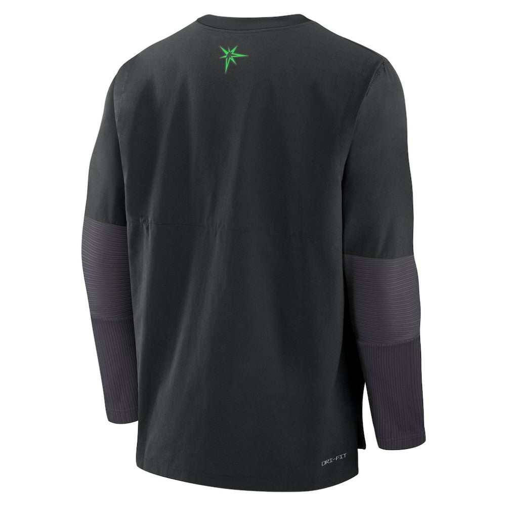 Tampa Bay Rays 2025 City Connect Authentic Collection Player Dri-FIT Lightweight Pullover Black