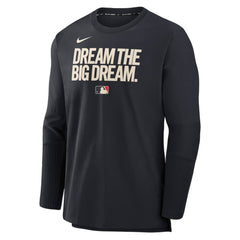 Texas Rangers 2025 City Connect Authentic Collection Player Dri-FIT Lightweight Pullover Black