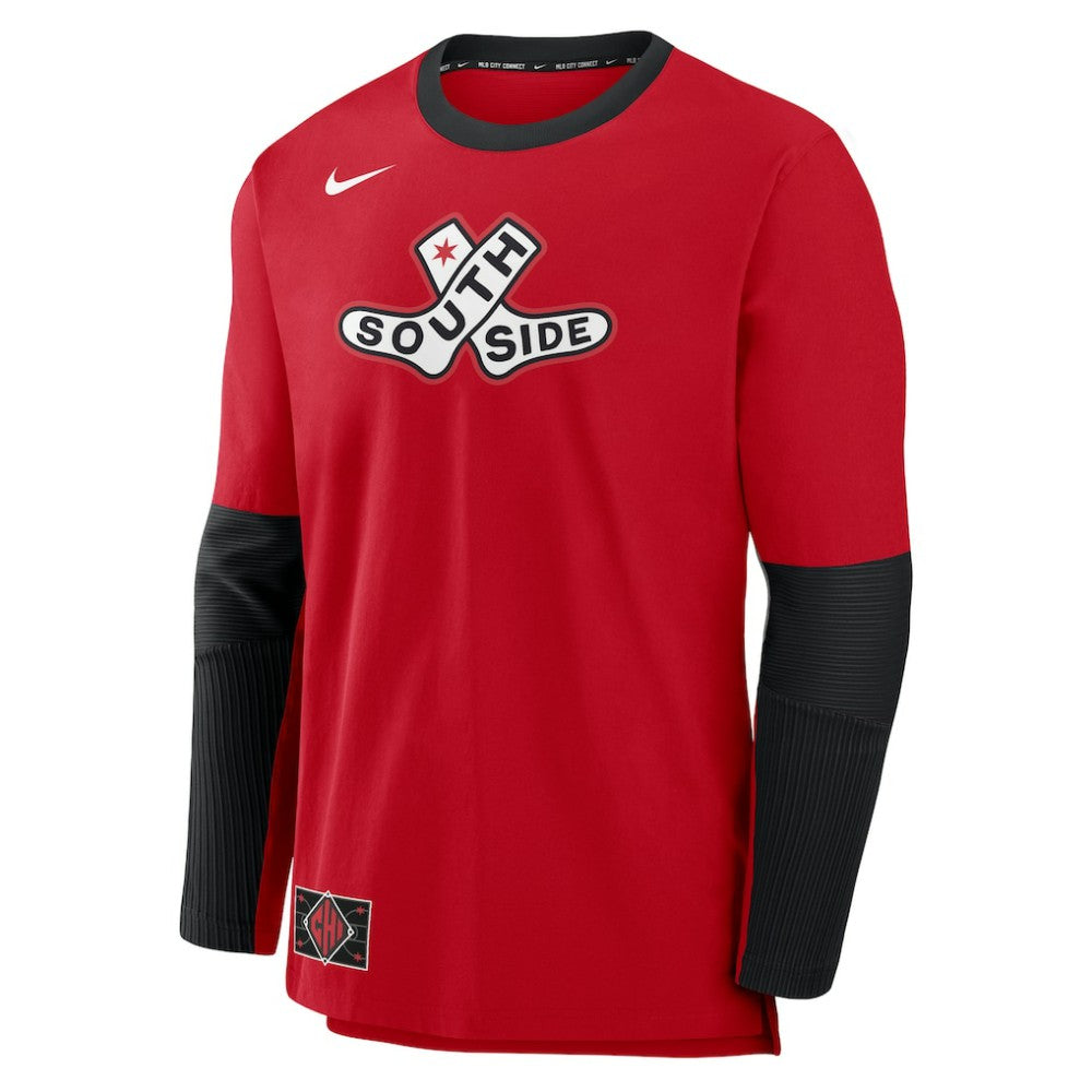 Chicago White Sox 2025 City Connect Authentic Collection Player Dri-FIT Lightweight Pullover Red