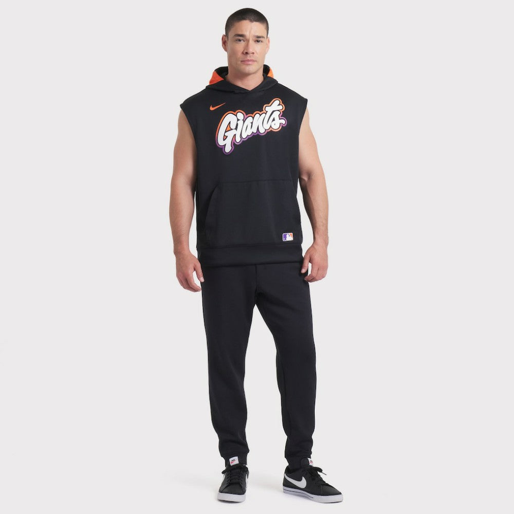 San Francisco Giants 2025 City Connect Authentic Collection Dri-FIT Sleeveless Hoodie Black