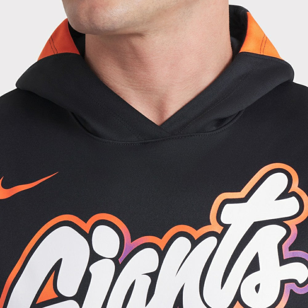 San Francisco Giants 2025 City Connect Authentic Collection Dri-FIT Sleeveless Hoodie Black