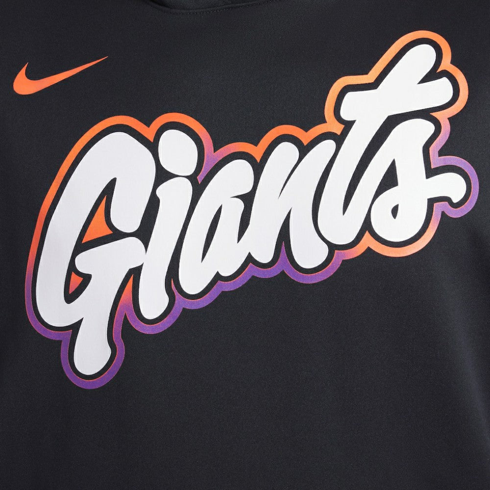 San Francisco Giants 2025 City Connect Authentic Collection Dri-FIT Sleeveless Hoodie Black