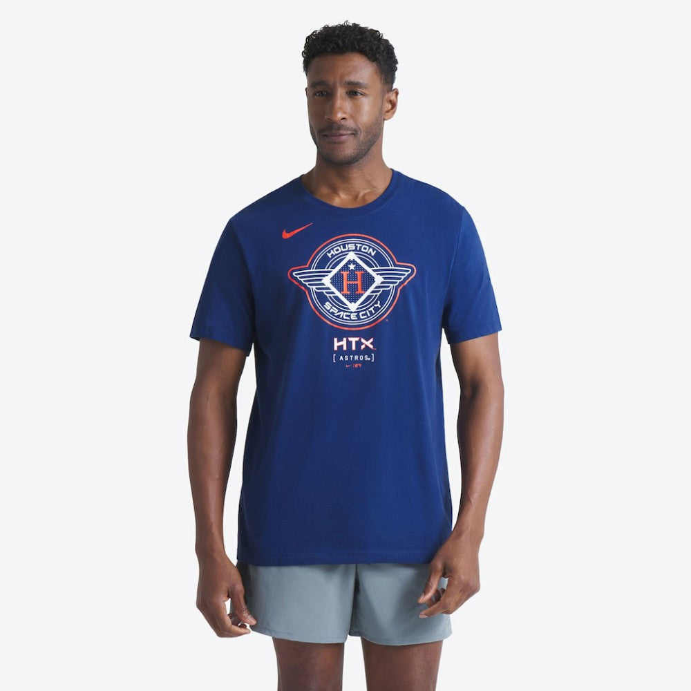 Houston Astros 2025 City Connect Logo T-Shirt Navy
