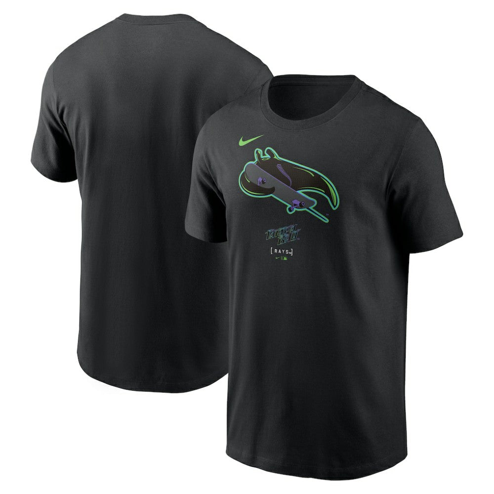 Tampa Bay Rays City Connect Large Logo T-Shirt Black