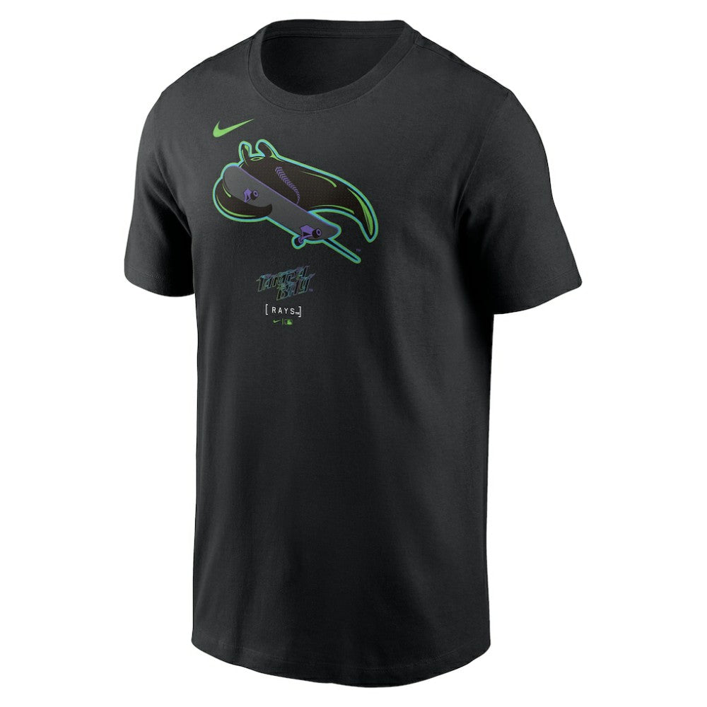 Tampa Bay Rays City Connect Large Logo T-Shirt Black