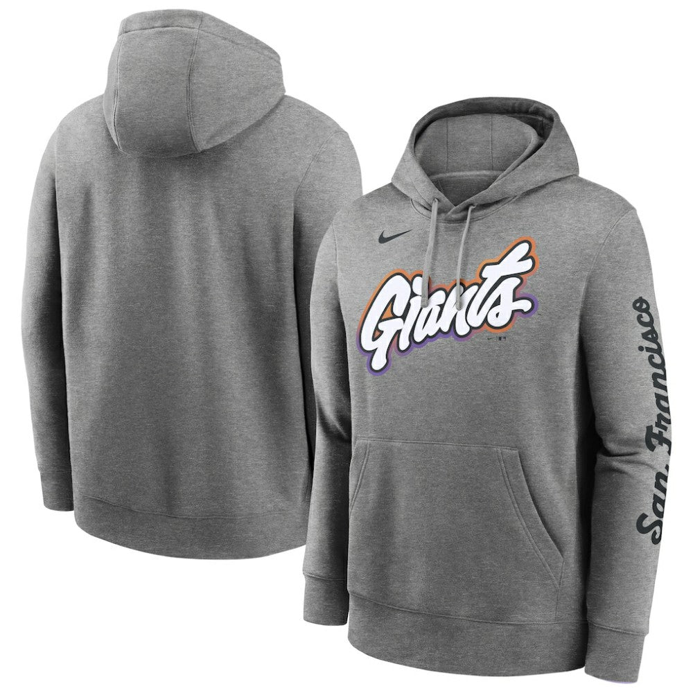 San Francisco Giants 2025 City Connect French Terry Club Pullover Hoodie Heather Gray