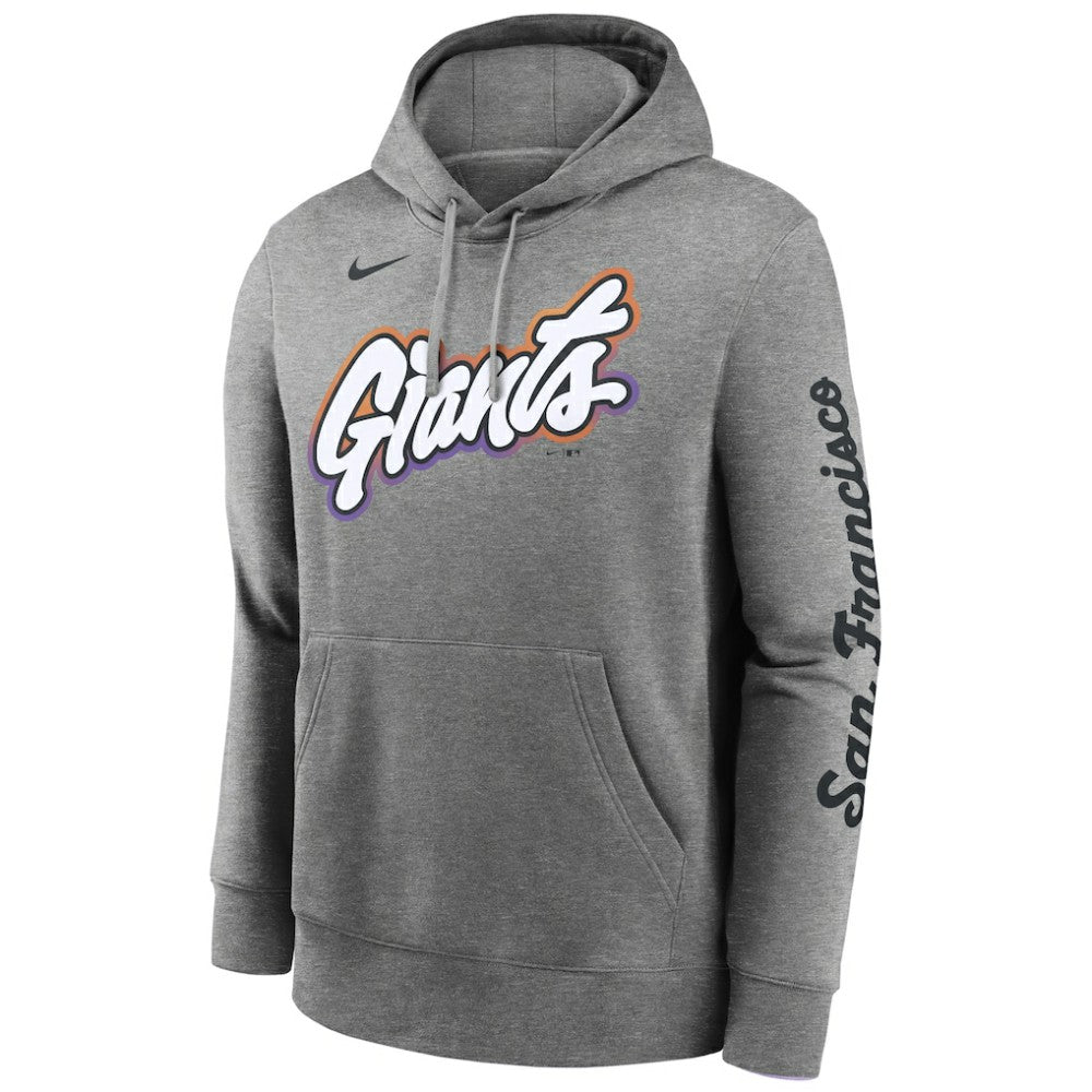 San Francisco Giants 2025 City Connect French Terry Club Pullover Hoodie Heather Gray