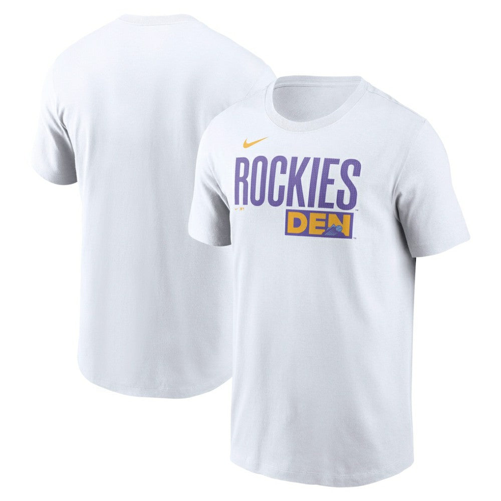 Colorado Rockies City Connect Wordmark T-Shirt White