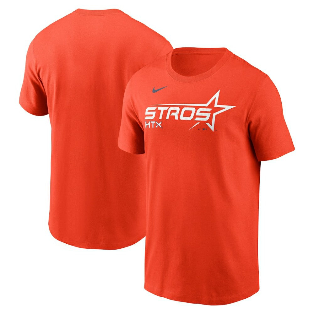 Houston Astros City Connect Wordmark T-Shirt Orange